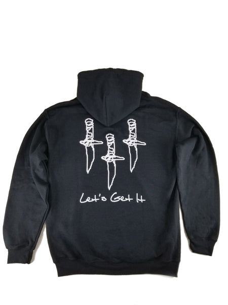 Let's Get It (ttt) Hoodie in Black