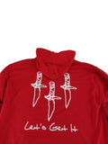 Let's Get It (ttt) Hoodie in Red