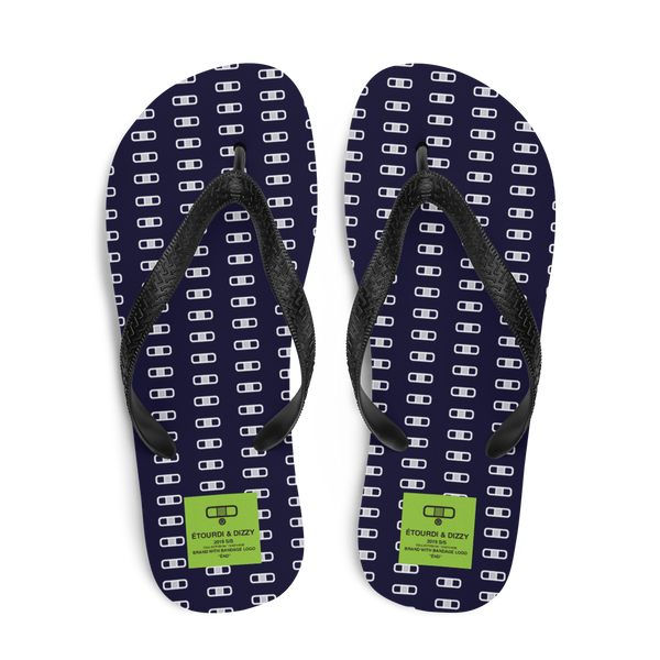 Étourdi & Dizzy Flip Flops [Navy]